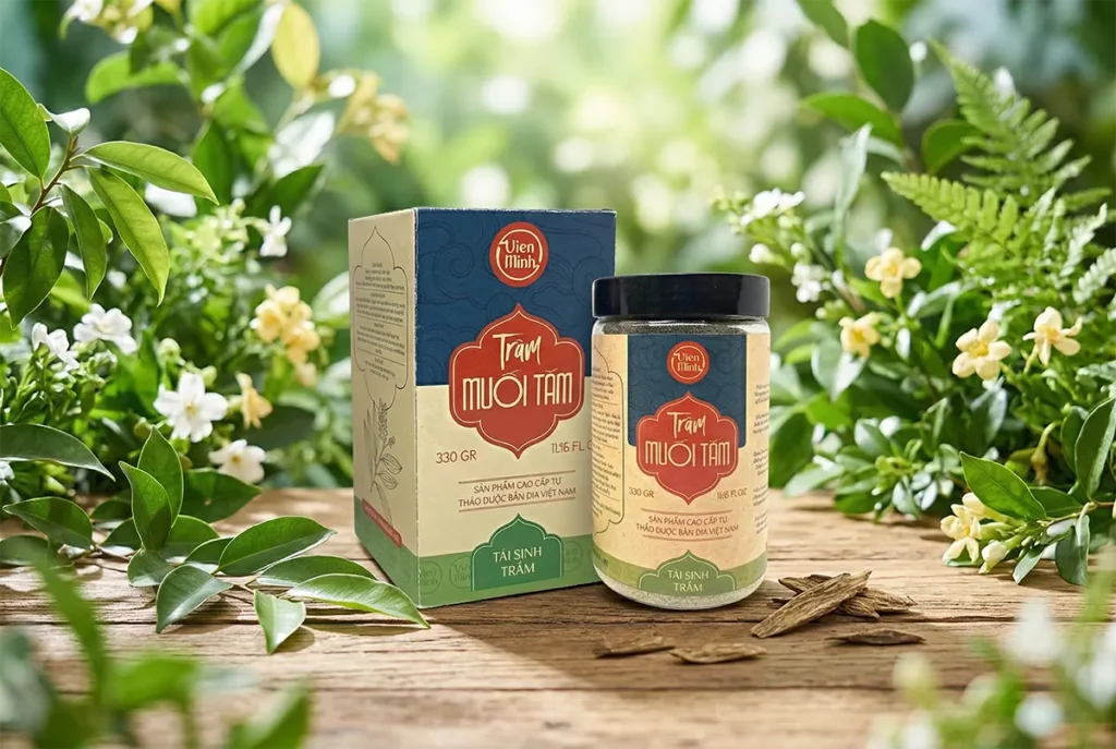 tràm muối tắm Viên Minh